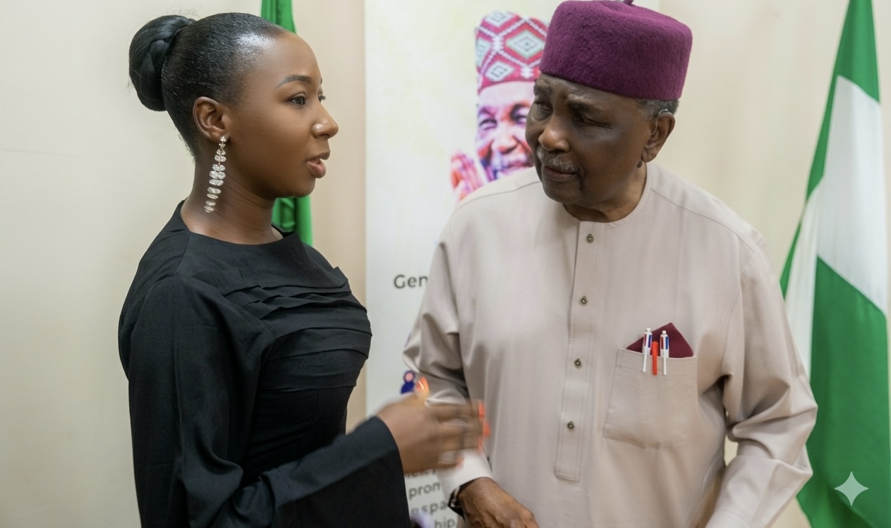 Site visit with H.E. General Yakubu Gowon